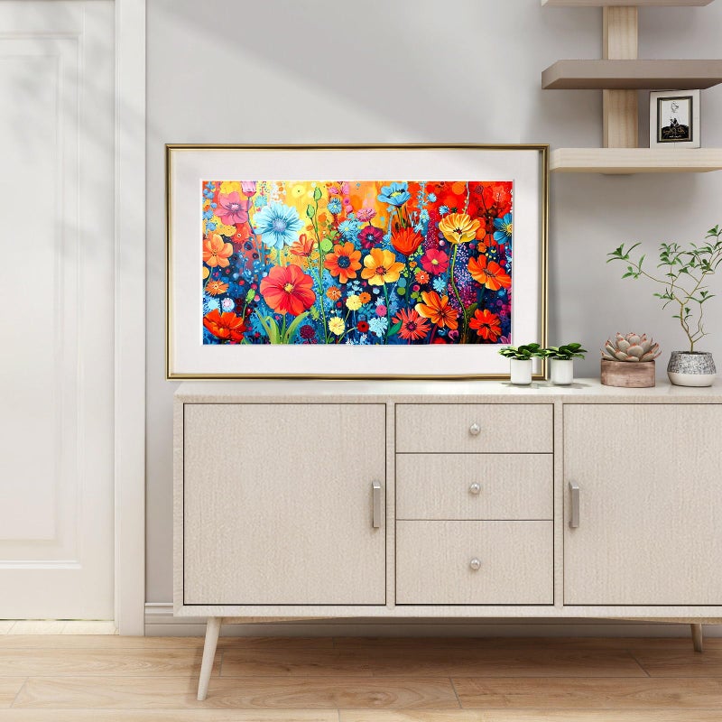 JOOZ Diamond Painting Kits for Adults - DIY 5D Large Diamond Art Kits for Adults Flowers  Full Drill Diamond Art Flowers Kit  Gem Art Kits for Home Wall Decor (27.5 X 15.7 Inch) - Image 3